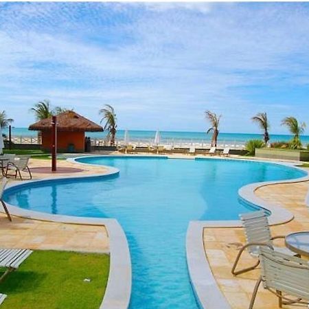 Apartamento Vista Total Do Mar Uma Cobertura A 400M Do Beach Park No Porto Das Dunas Aquiraz Condominio Terramaris Piscina Ampla Parque Infantil Sauna Estacionamento Privado Εξωτερικό φωτογραφία