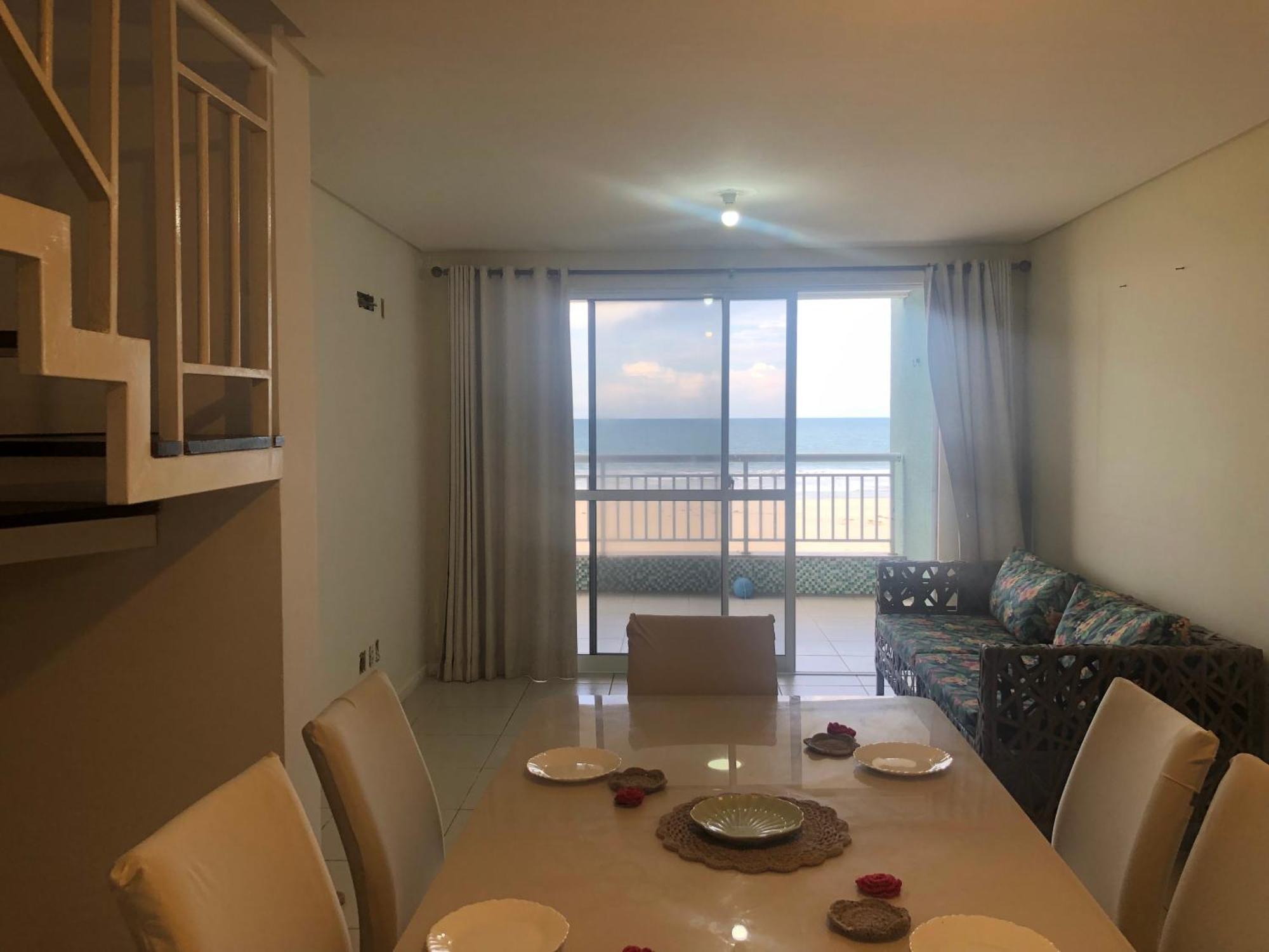 Apartamento Vista Total Do Mar Uma Cobertura A 400M Do Beach Park No Porto Das Dunas Aquiraz Condominio Terramaris Piscina Ampla Parque Infantil Sauna Estacionamento Privado Εξωτερικό φωτογραφία