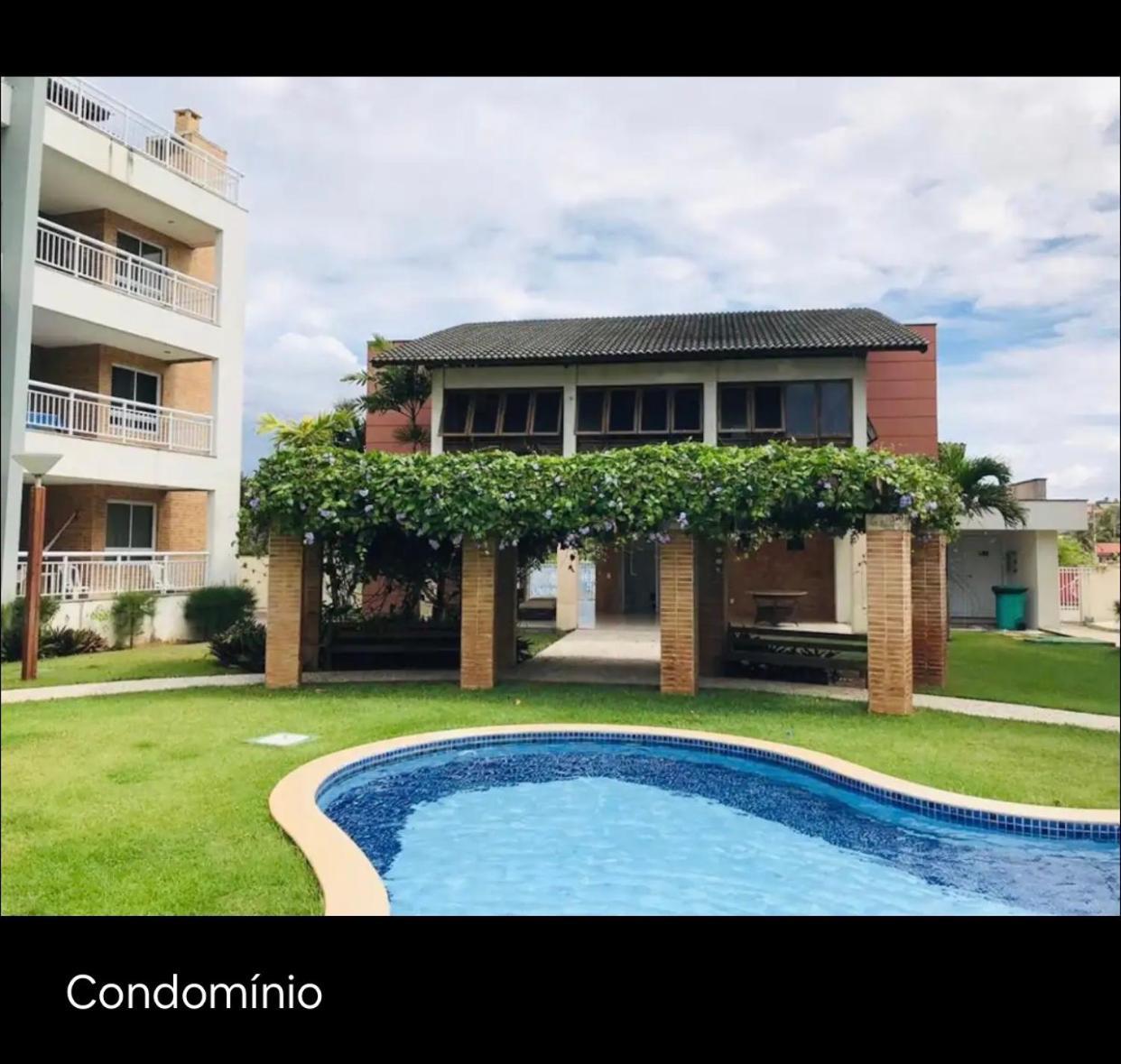 Apartamento Vista Total Do Mar Uma Cobertura A 400M Do Beach Park No Porto Das Dunas Aquiraz Condominio Terramaris Piscina Ampla Parque Infantil Sauna Estacionamento Privado Εξωτερικό φωτογραφία