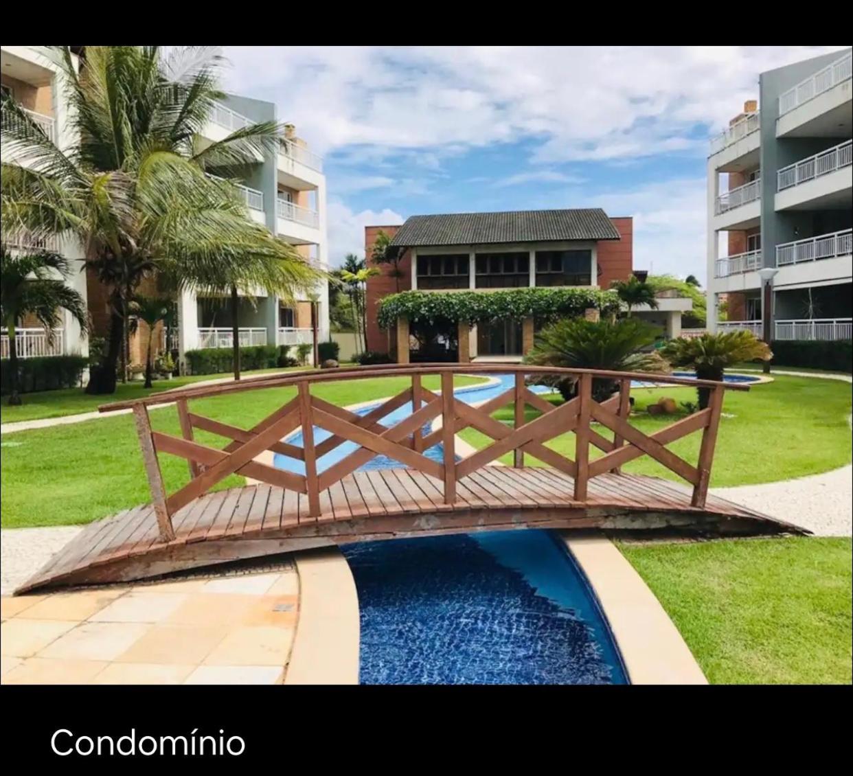 Apartamento Vista Total Do Mar Uma Cobertura A 400M Do Beach Park No Porto Das Dunas Aquiraz Condominio Terramaris Piscina Ampla Parque Infantil Sauna Estacionamento Privado Εξωτερικό φωτογραφία