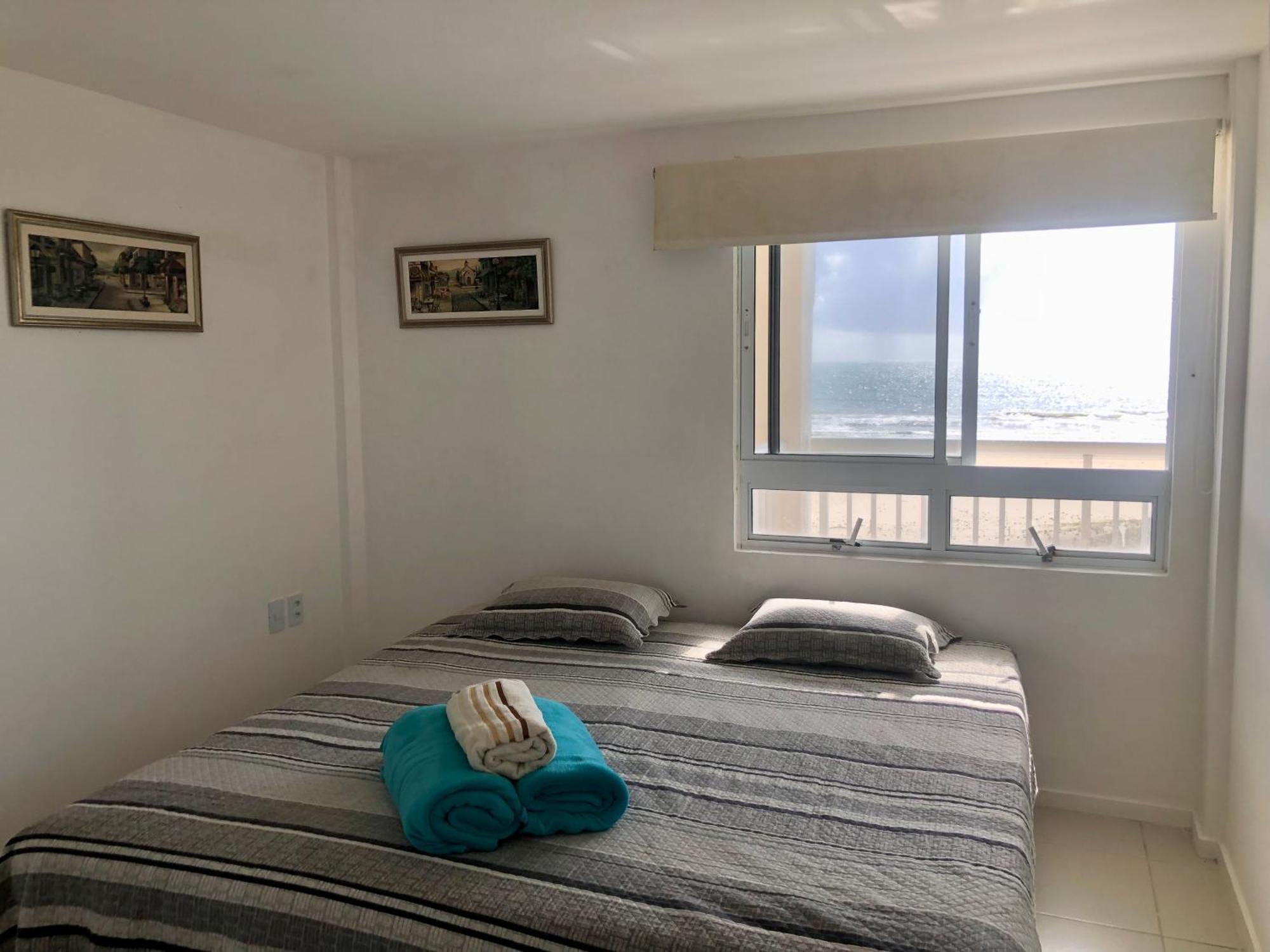 Apartamento Vista Total Do Mar Uma Cobertura A 400M Do Beach Park No Porto Das Dunas Aquiraz Condominio Terramaris Piscina Ampla Parque Infantil Sauna Estacionamento Privado Εξωτερικό φωτογραφία
