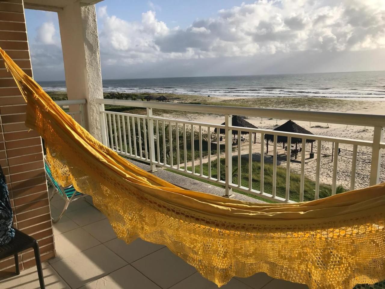 Apartamento Vista Total Do Mar Uma Cobertura A 400M Do Beach Park No Porto Das Dunas Aquiraz Condominio Terramaris Piscina Ampla Parque Infantil Sauna Estacionamento Privado Εξωτερικό φωτογραφία