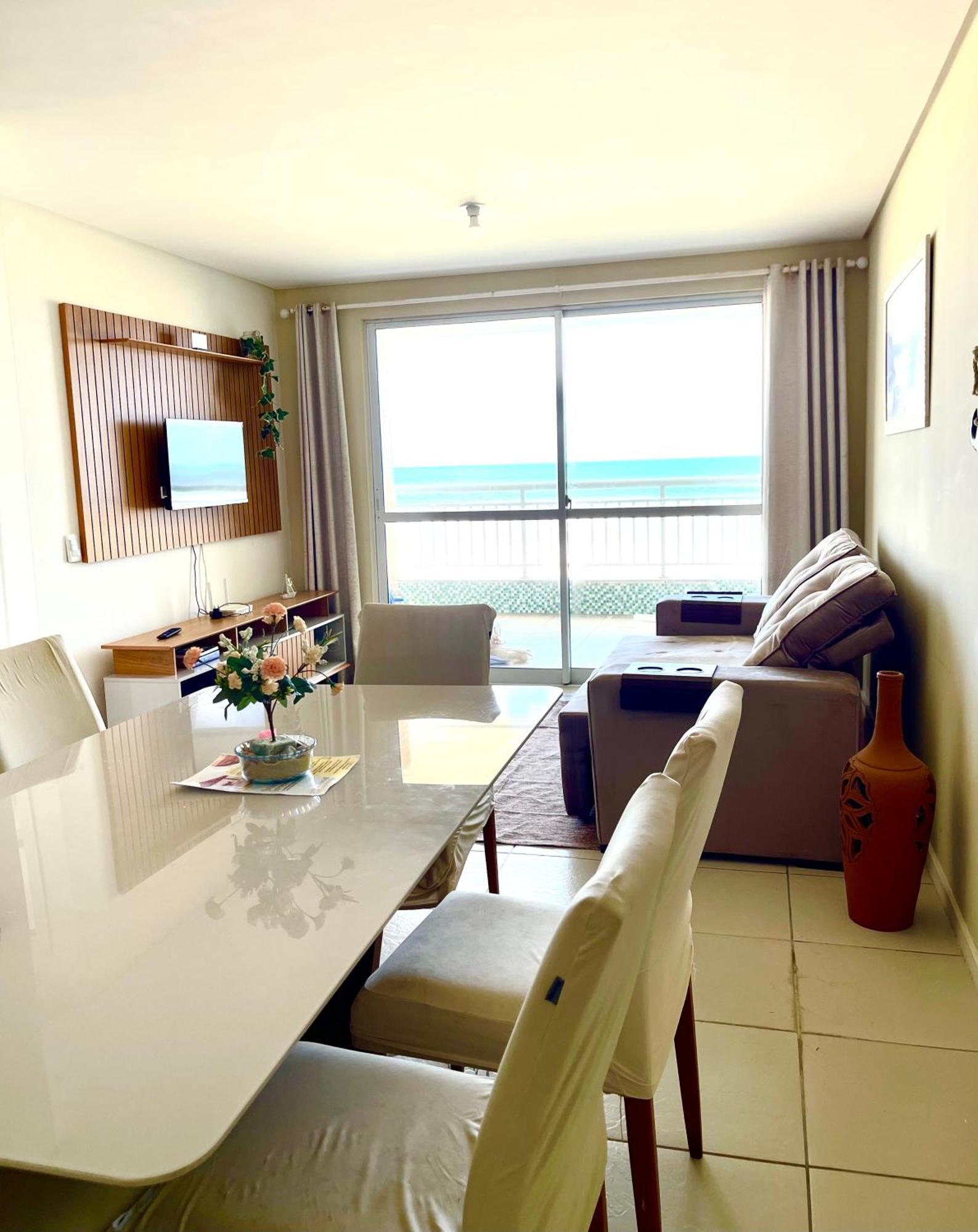 Apartamento Vista Total Do Mar Uma Cobertura A 400M Do Beach Park No Porto Das Dunas Aquiraz Condominio Terramaris Piscina Ampla Parque Infantil Sauna Estacionamento Privado Εξωτερικό φωτογραφία