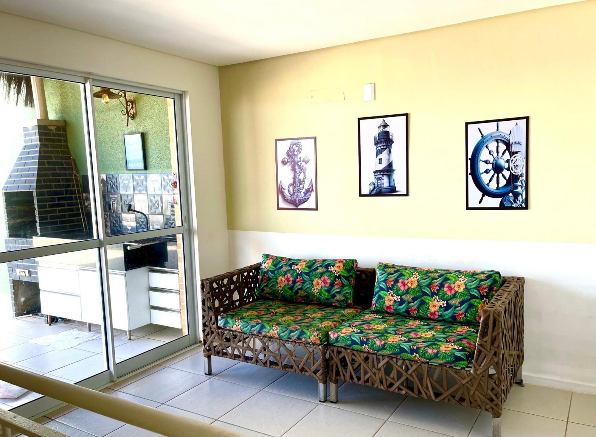 Apartamento Vista Total Do Mar Uma Cobertura A 400M Do Beach Park No Porto Das Dunas Aquiraz Condominio Terramaris Piscina Ampla Parque Infantil Sauna Estacionamento Privado Εξωτερικό φωτογραφία